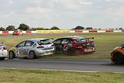 Rennszene der BTCC in Snetterton im Jahr 2007