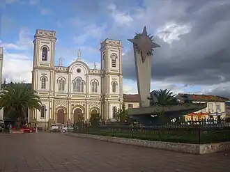 Zentraler Platz und Kathedrale in Sogamoso