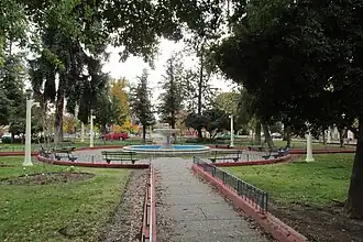 Zentrum von La Plaza in der Gemeinde Requínoa