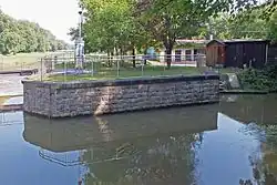 Der Beginn am Connewitzer Wehr (nach rechts)