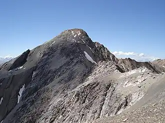 Das Aroser Rothorn von Nordosten aus gesehen