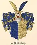 Wappen derer von Plettenberg im Baltischen Wappenbuch