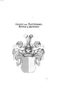 Wappen der Grafen von Plettenberg-Wittem zu Mietingen bei Tyroff