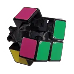 Teilweise zerlegter Pocket Cube