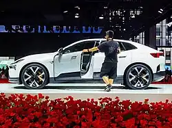 Polestar 4 in der Ausstellung Auto Shanghai 2023