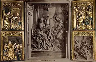 Polyptychon aus Lusina (unbekannte Meister aus der Region Kleinpolen)