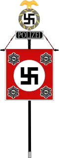 Polizeistandarte, Preußen 1933