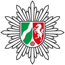 Aktueller Polizeistern der Polizei Nordrhein-Westfalen