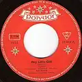 Label der Single Hey Little Girl, 1960