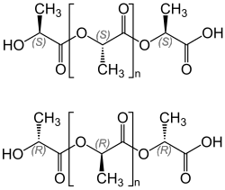 Struktur von Polylactiden