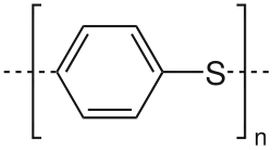 Struktur von Polyphenylensulfid