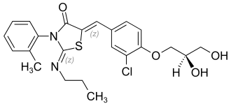 Struktur von Ponesimod