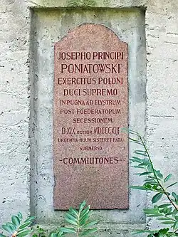 Gedenkplatte Alter Johannisfriedhof (2011)