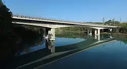 Pont d’Aigues-Vertes über die Rhone zwischen Bernex und Vernier