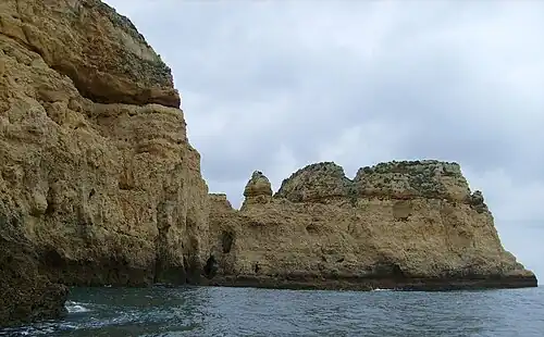 Ponta da Piedade bei einer Grottentour