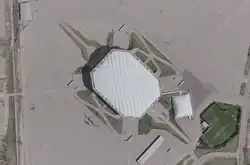 Satellitenbild des Silverdome