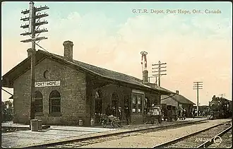 Port Hope Bahnhof 1913