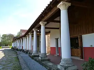 Porticus und Tabernae, Blickrichtung Osten