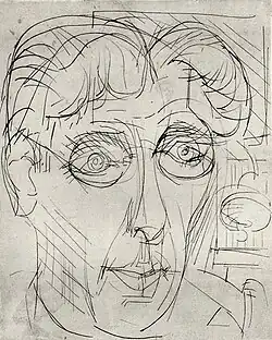 Porträt Carlo König von Albert Müller