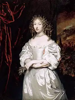 Caspar Netscher: Suzanna Doublet-Huygens (1637-1725), ca. Anfang 1670er Jahre (Hurluberlu !)
