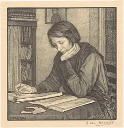 Portret van Sanne Bruinier, 1927