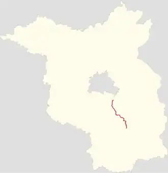 Lagekarte unter https://cycling.waymarkedtrails.org/#route?type=relation&id=2196978 aufrufen