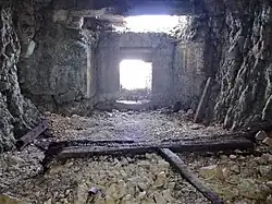 Kavernierte Geschützstellung in der österreichischen Platte