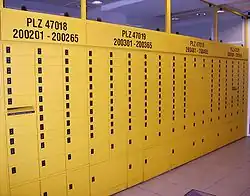 Postfachschränke 47018 bis 47020 in Duisburg