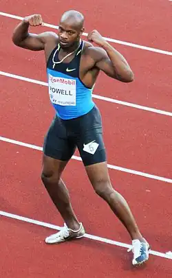 Bronze wie vor zwei Jahren gab es für Asafa Powell – in der Sprintstaffel gewann er sechs Tage später die Goldmedaille