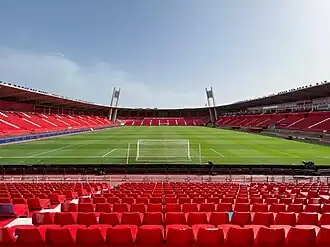 Blick in das Stadion (Januar 2023)