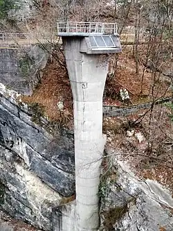 Wasserschloss San Colombano 3. Fallstufe