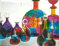 Moderne Glasgefäße aus Venedig