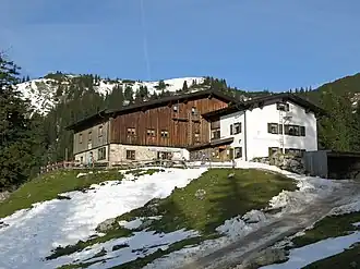 Priener Hütte von Südosten