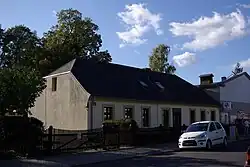 Gasthaus, das Kino befand sich im Saalbau rechts im Bild (2011)