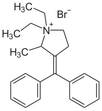 Struktur von Prifiniumbromid