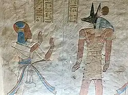 Chaemwaset vor Anubis