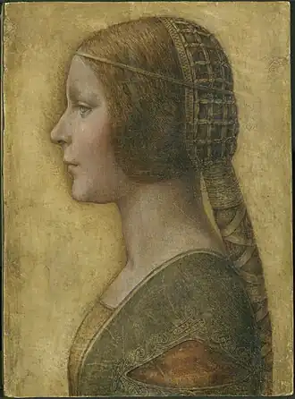 La Bella Principessa / Porträt der Bianca Sforza (Leonardo da Vinci (zugeschrieben))