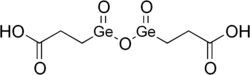 Strukturformel von 2-Carboxyethylgermaniumsesquioxid
