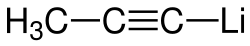 Strukturformel von Propinyllithium