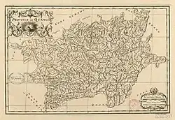 Description de la Chine et de la Tartarie chinoise, Band 1 Seite 202, 1735, Province de Quang-si (Delahaye fils sculps.)