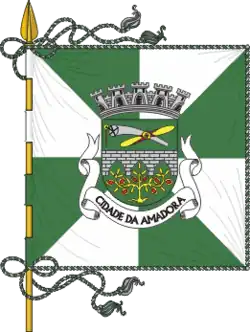Flagge des Concelhos Amadora