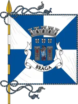 Flagge des Concelhos Braga