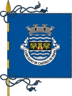 Flagge des Concelhos Castelo de Paiva