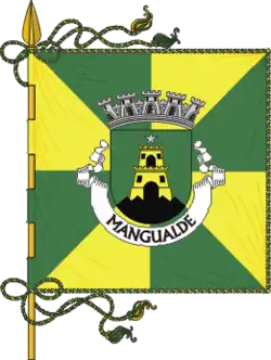Flagge des Concelhos Mangualde