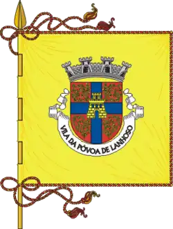 Flagge des Concelhos Póvoa de Lanhoso