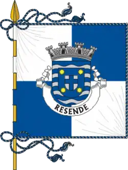 Flagge des Concelhos Resende