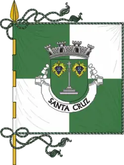 Flagge des Concelhos Santa Cruz