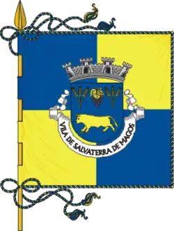 Flagge des Concelhos Salvaterra de Magos