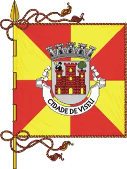 Flagge des Concelhos Viseu
