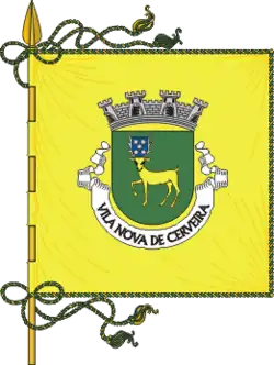 Flagge des Concelhos Vila Nova de Cerveira